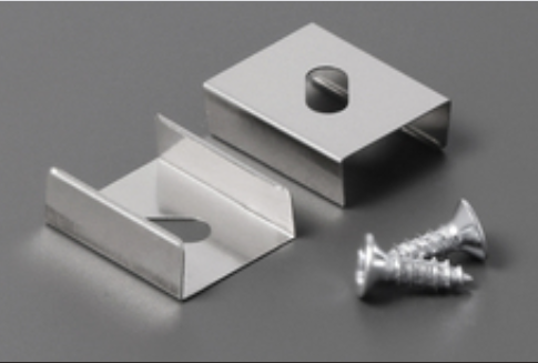 Produit — Support de fixation Z flexible perçage oblong inox (set de 1)
