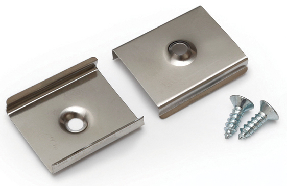 Produit — Support de fixation Y flexible percage conique inox - set x2
