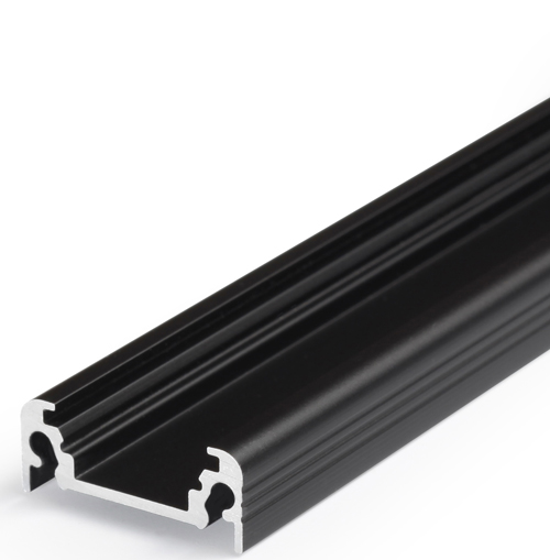 Produit — Profilé LED SURFACE10 /2m alu anodisé noir (BC/UX)