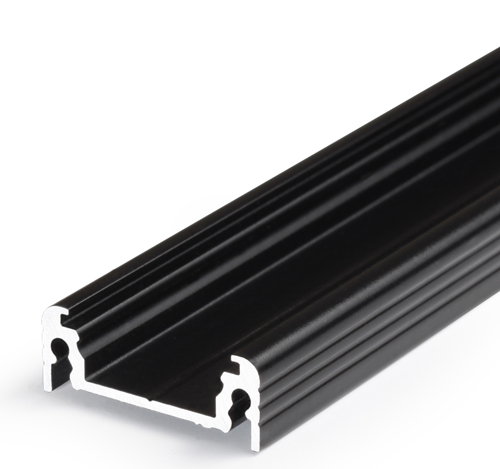Produit — Profilé LED SURFACE14 /2m -alu anodisé noir (EF/TY)