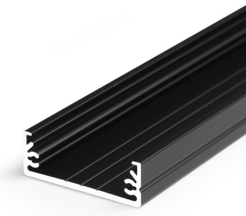 Produit — Profilé LED WIDE24 /2m alu anodisé noir (G/W)