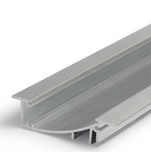 Produit — Profilé LED FLAT8 /2 m alu brut (H/UX)