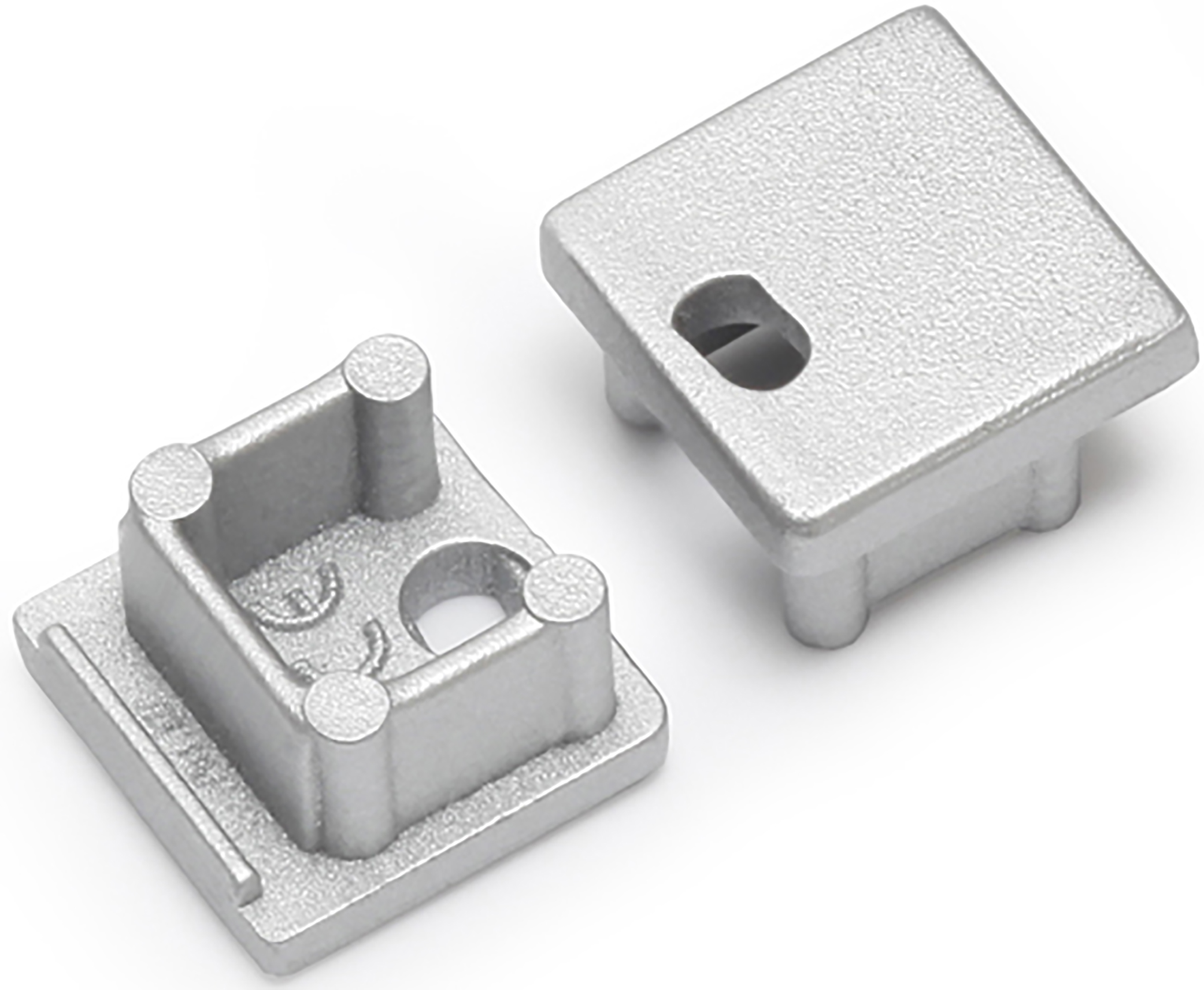 Produit — Terminaison SMART10 argent + passage de câble (set de 2)