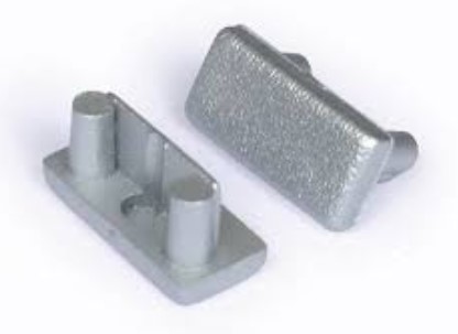 Produit — Terminaison BEGTON12 argent (set de 2)