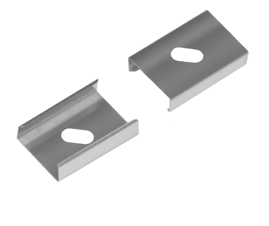 Produit — Support S de fixation inox flexible oblong (set de 2)