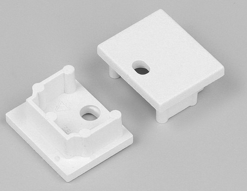 Produit — Terminaison PLANE14 with hole blanc [20pcs]