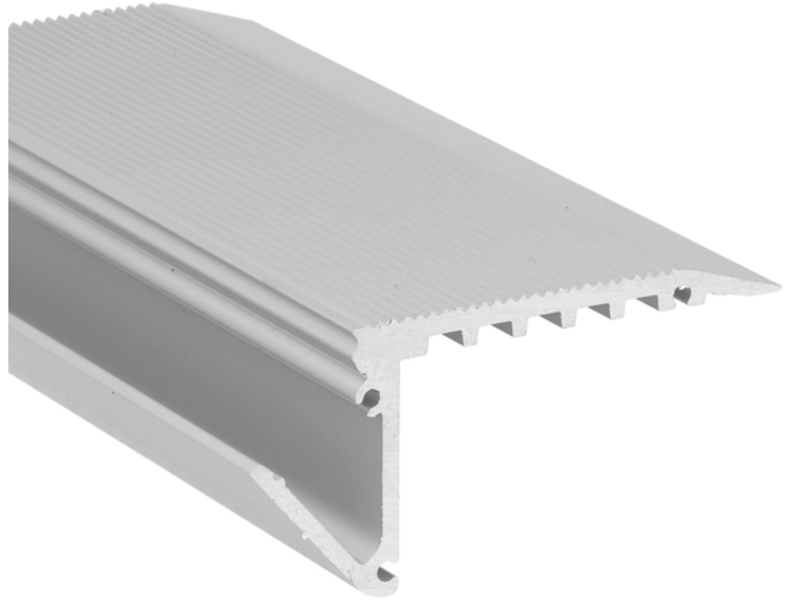 Produit — Profilé aluminium anodisé nez de marche UP-BOLD12 K - 2M