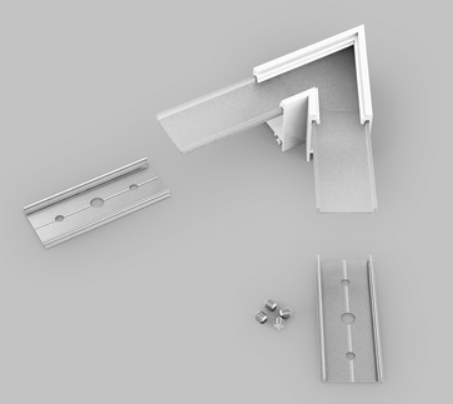 Produit — Raccord LINEA20 60°blanc
