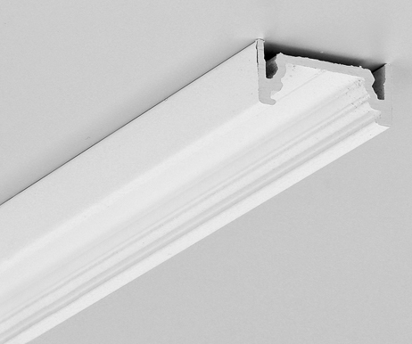 Produit — Profilé LED SURFACE10.v2 BC/U 2m blanc painted /plastic bag