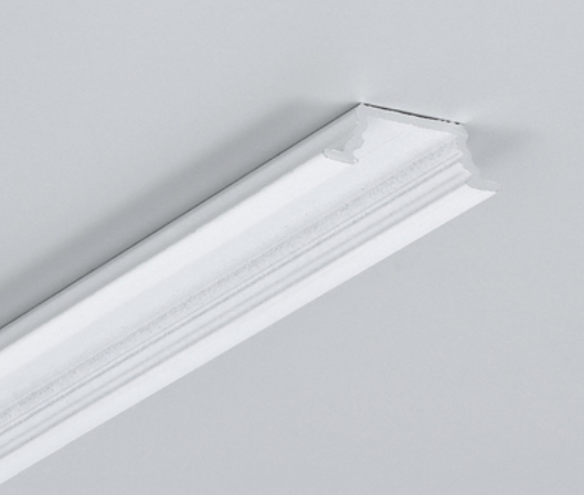 Produit — Profilé LED GROOVE10.v2 A1C/U 2m blanc painted /plastic bag