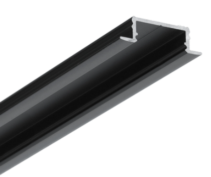 Produit — Profilé LED GROOVE14.v2 BC3/Y 2m noir anodisé /plastic bag