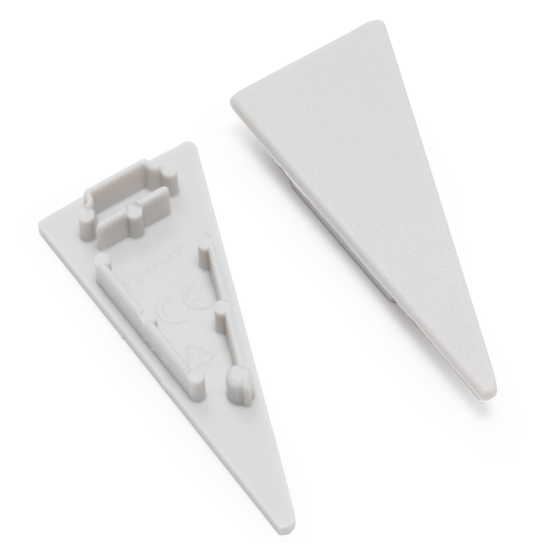 Produit — Terminaison WALLE12 sans passage de cable gris (set de 2)