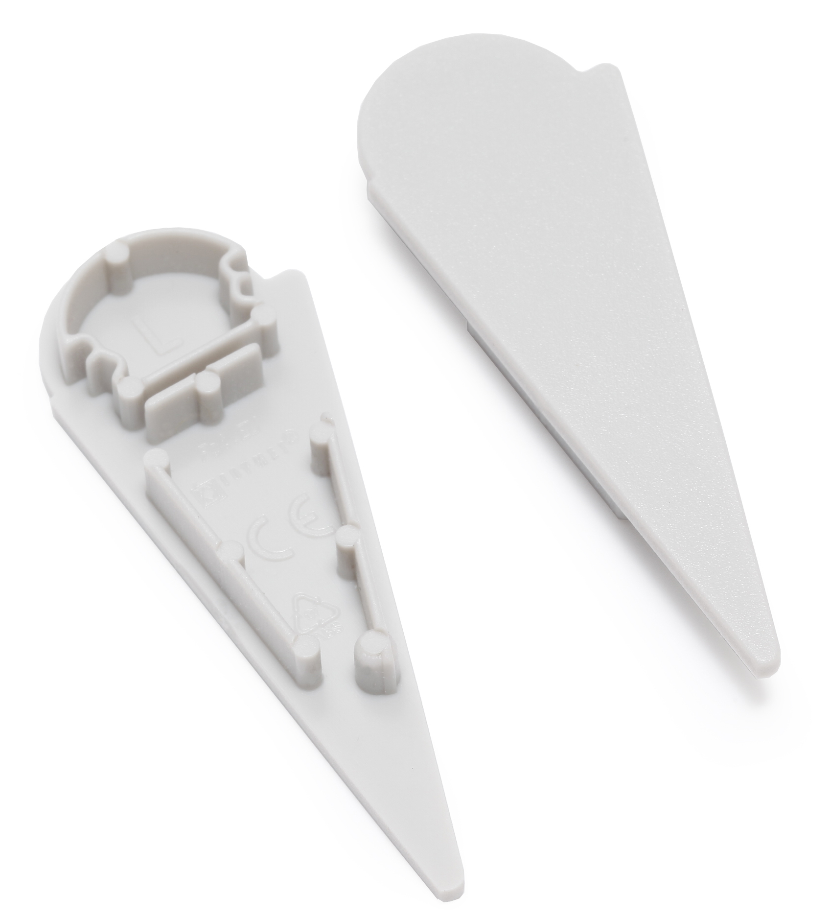 Produit — Terminaison D WALLE12 D gris (set de 2)