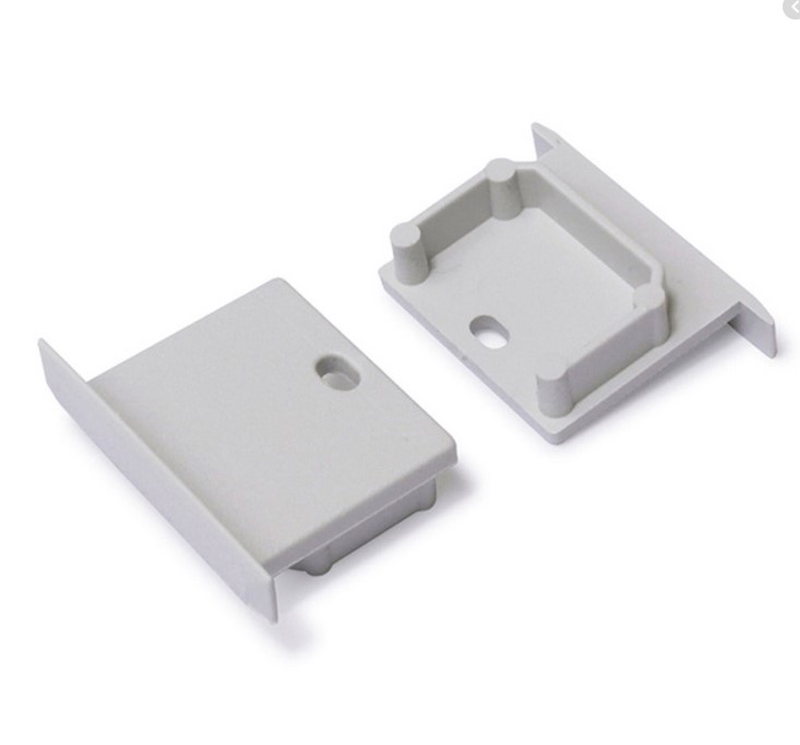 Produit — Terminaison LINEA-IN 20 gris + passage de câble (set de 2)