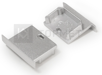 Produit — Terminaison LINEA-IN20 argent + passage de câble (set de 2)