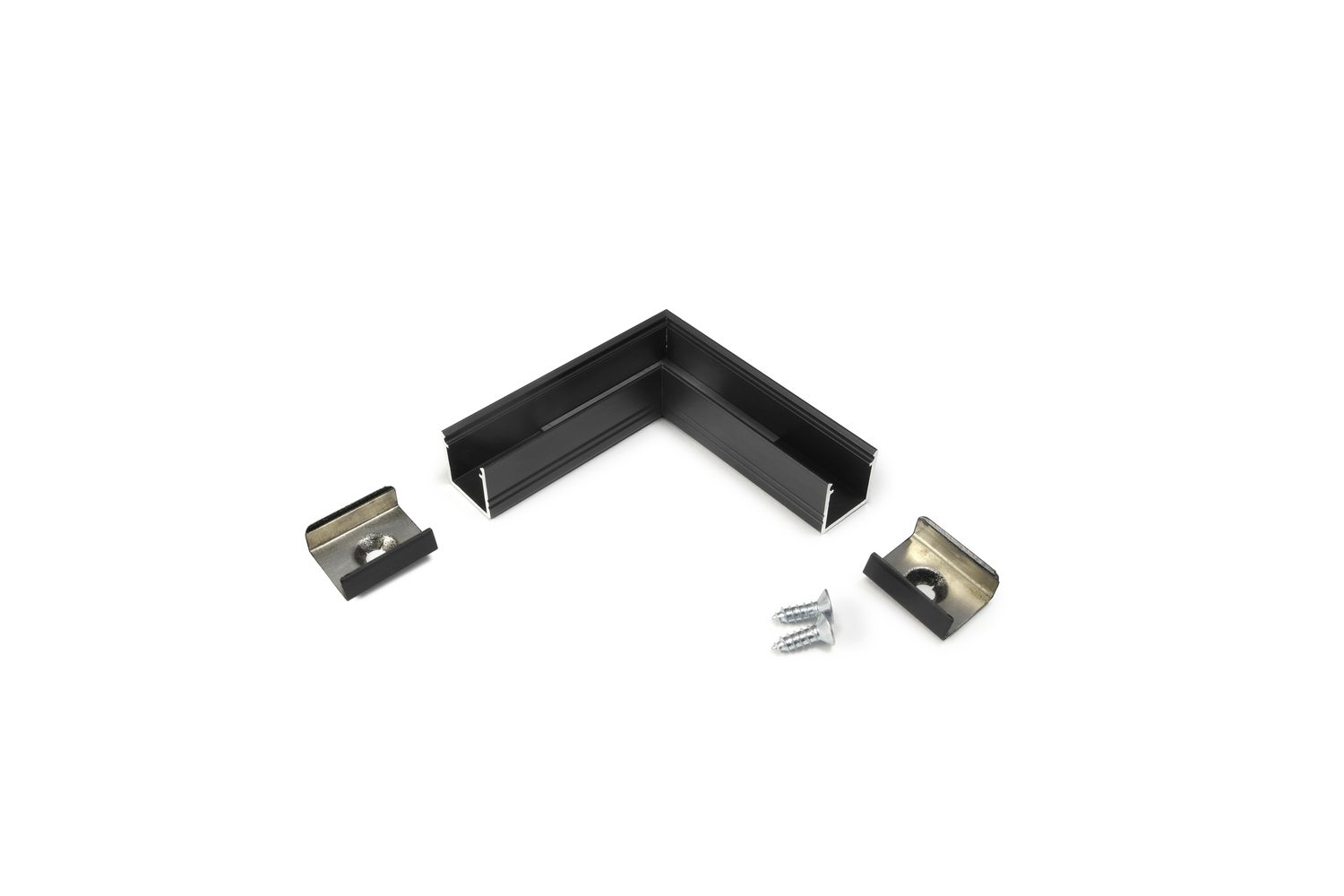 Produit — Connector SMART10 90deg noir anodisé /plastic bag