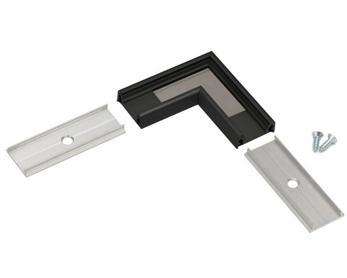 Produit — Raccord SURFACE14 90° laqué noir (set de 2)