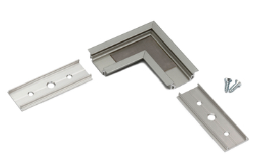 Produit — Connector GROOVE14 90deg anodisé /plastic bag
