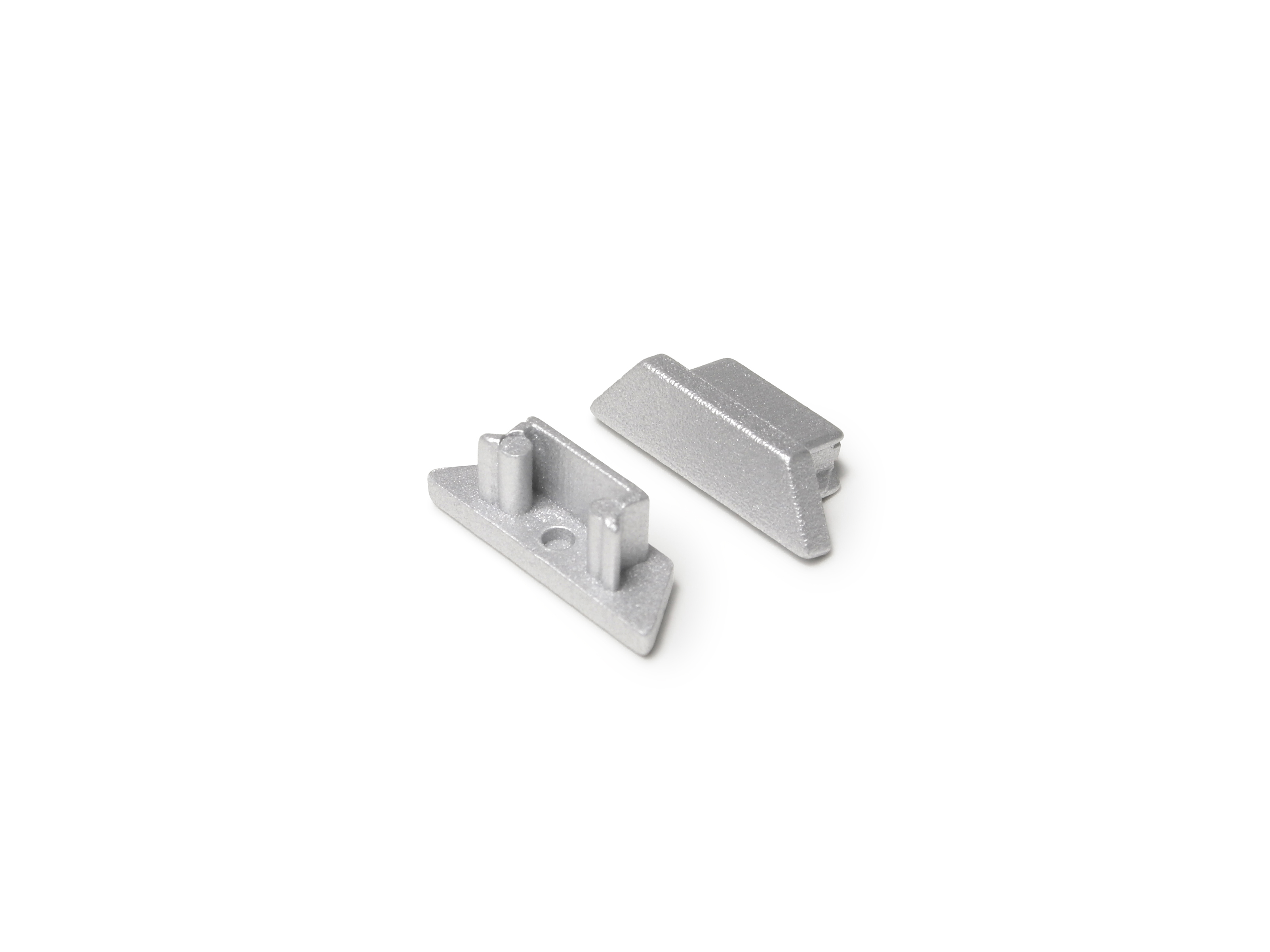 Produit — Terminaison ARC12 avec passage de cable argent (set de 2)