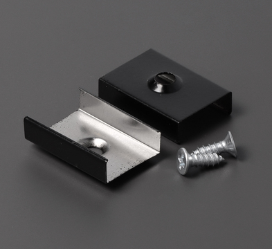 Produit — Support S de fixation inox flexible conique noir (set de 2)