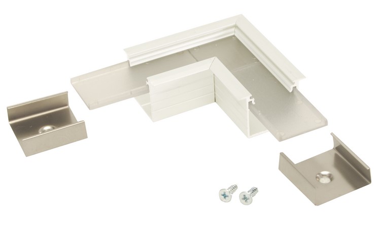 Produit — Connecteur LINEA-IN20 angle 90° laqué blanc (set de 2)