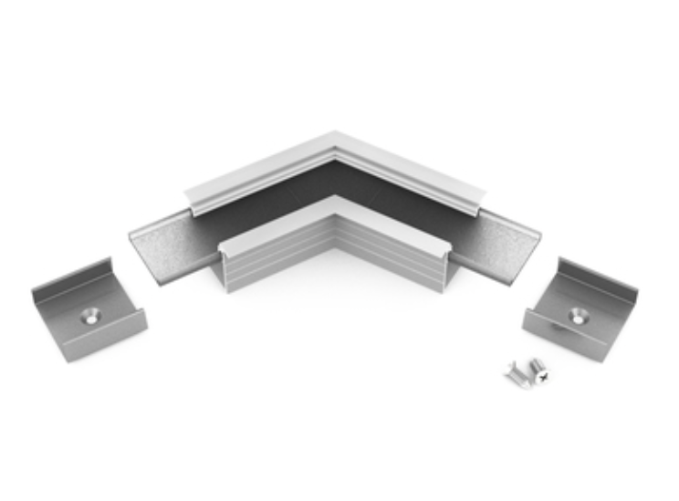 Produit — Connecteur LINEA-IN20 120° alu anodisé (set de 2)