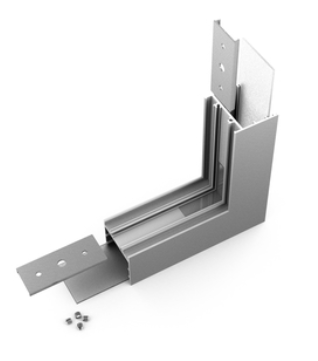 Produit — Connector VARIO30-02 270deg bent anodisé /plastic bag