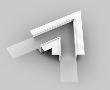 Produit — Connector VARIO30-05 60deg blanc painted /plastic bag