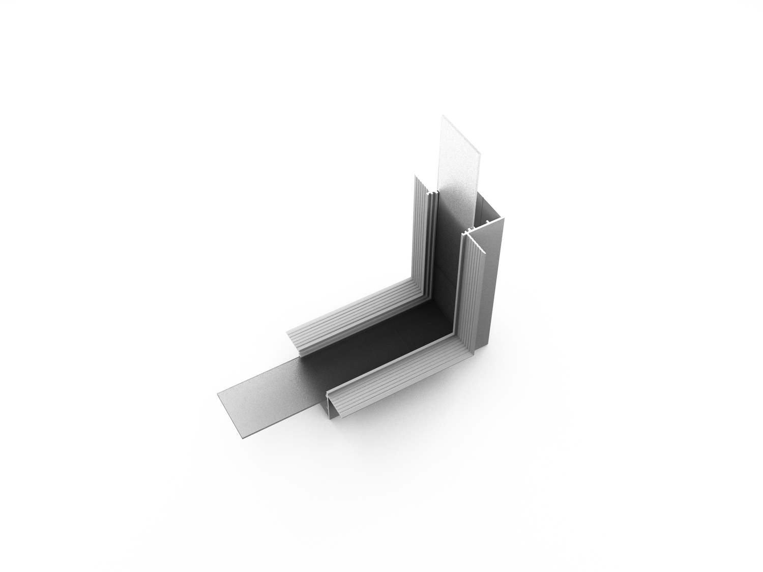 Produit — Connector VARIO30-05 90deg bent anodisé /plastic bag