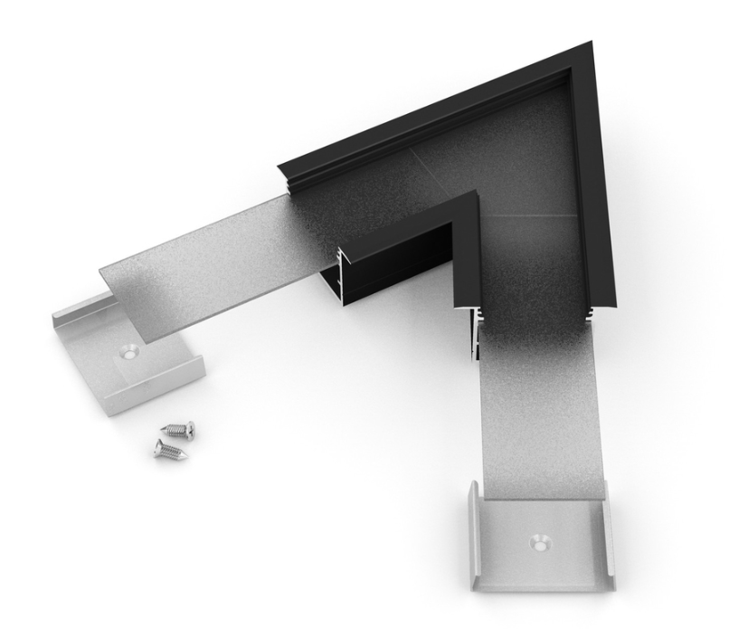 Produit — Connector VARIO30-07 60deg noir anodisé /plastic bag