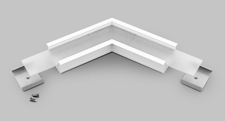 Produit — Connector VARIO30-07 120deg blanc painted /plastic bag