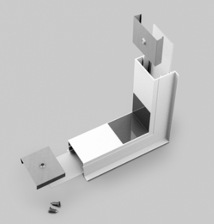 Produit — Connector VARIO30-07 270deg bent blanc painted /plastic bag