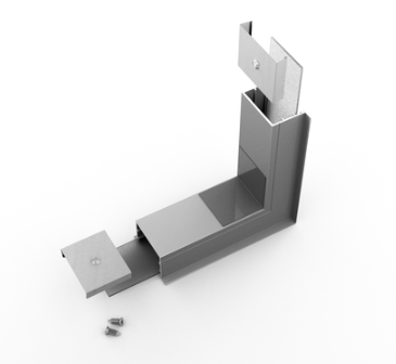 Produit — Connector VARIO30-07 270deg bent anodisé /plastic bag