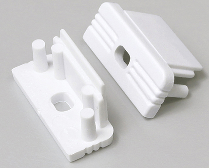 Produit — Terminaison SURFACE10 blanc + passage de câble (set de 2)