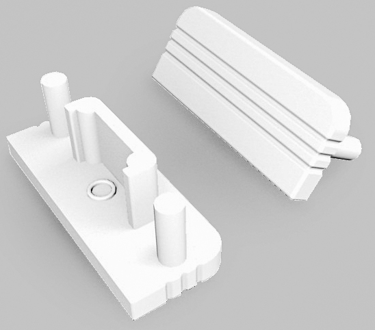 Produit — Terminaison SURFACE10 gen2 blanc [20pcs]