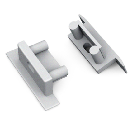 Produit — Terminaison BEGTIN12 gen2 SQ with hole argent [20pcs]
