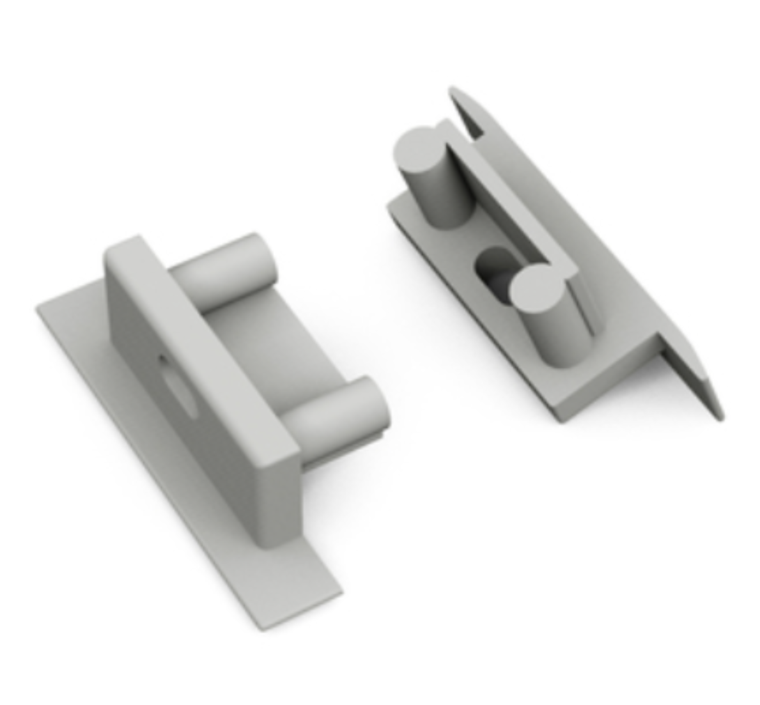 Produit — Terminaison BEGTIN12 gen2 SQ with hole gris [20pcs]