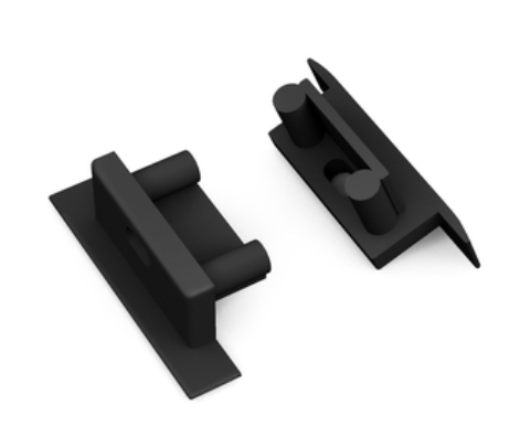 Produit — Terminaison BEGTIN12 gen2 SQ avec passage de câble noir (set x2)