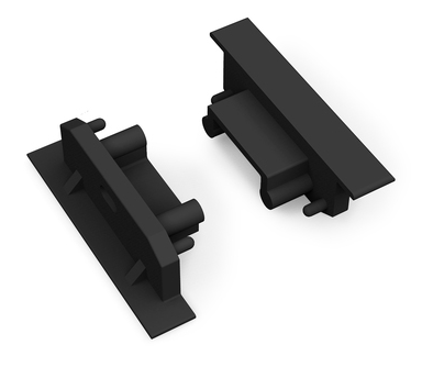 Produit — Terminaison GROOVE14 noir + passage de câble (set de 2)