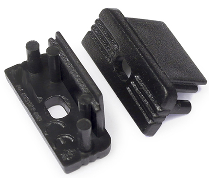 Produit — Terminaison SURFACE14 noir + passage de câble (set de 2)