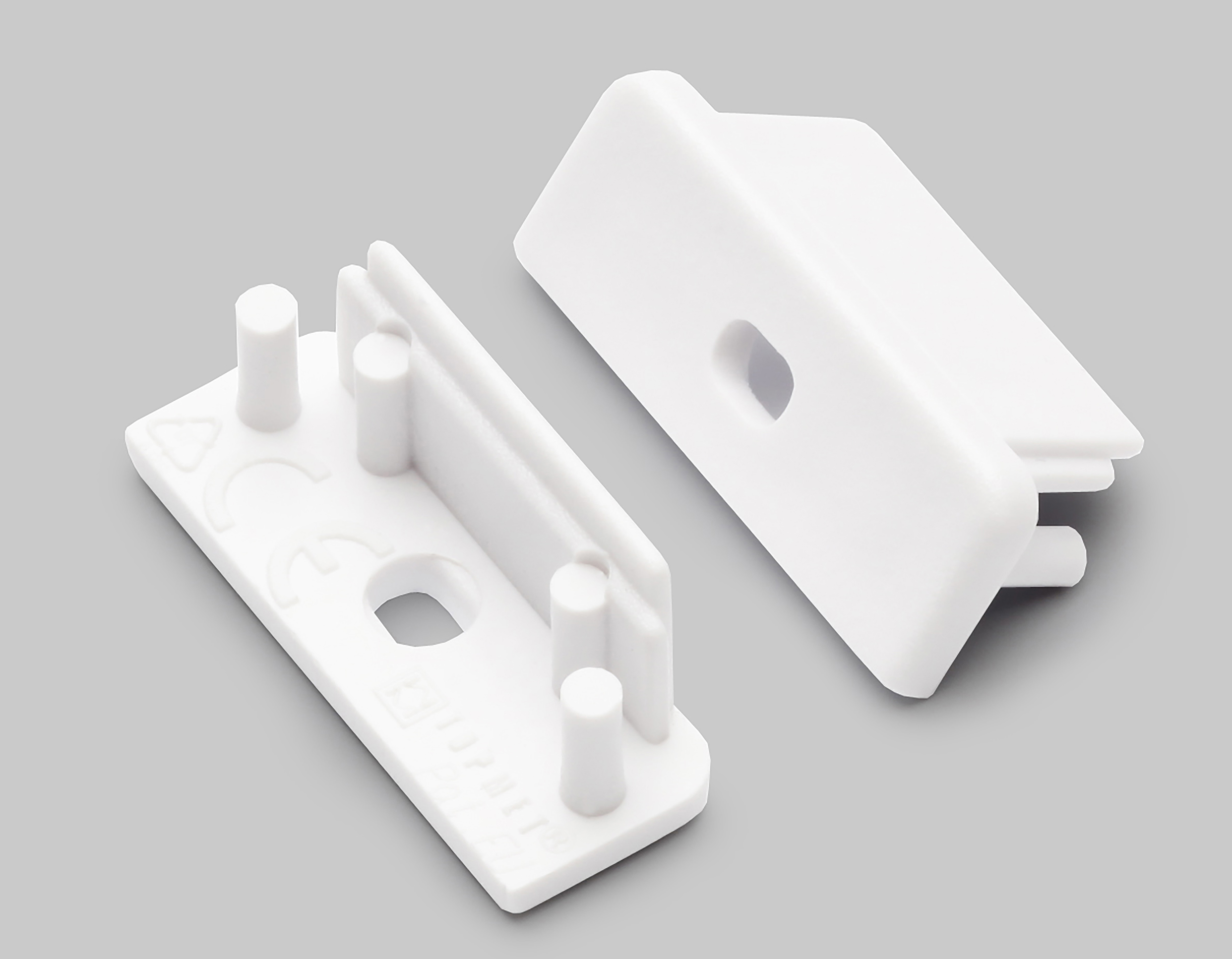 Produit — Terminaison SURFACE14 blanc + passage de câble (set de 2)