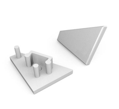 Produit — Terminaison CORNER10 gen2 argent [20pcs]