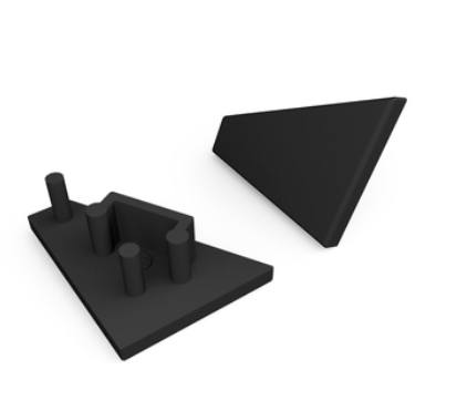 Produit — Terminaison CORNER10 gen2 noir [20pcs]