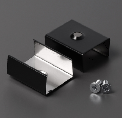 Produit — Fixation inox U4 conique noir (set x2)