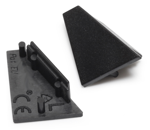 Produit — Terminaison CORNER14 noir (set de 2)