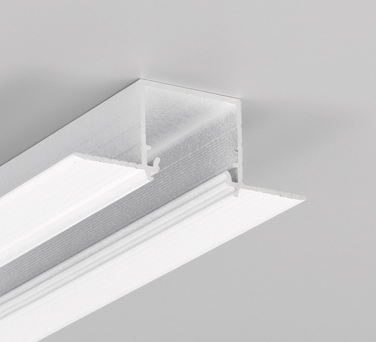 Produit — Profilé LED LINEA-IN20 TRIMLESS EE7F 1m blanc painted /plastic bag