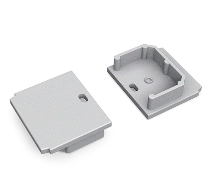 Produit — Terminaison LINEA-IN20 TRIMLESS with hole argent [20pcs]