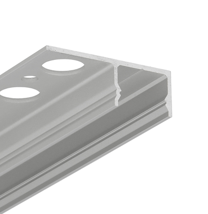 Produit — Profilé LED UNI-TILE12 180deg C PLUS 2m anodisé