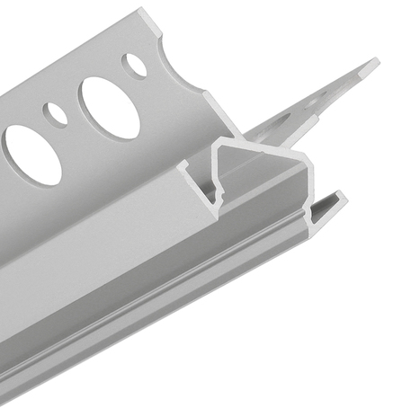 Produit — Profilé LED UNI-TILE12 270deg C PLUS 1m anodisé