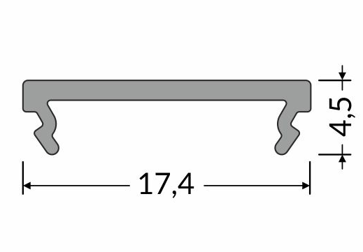 Dimensions — Diffuseur F 1m noir